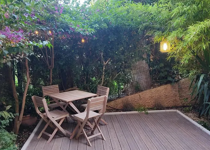 Joli F2 En Rez-de-jardin Avec Terrasse * Antibes